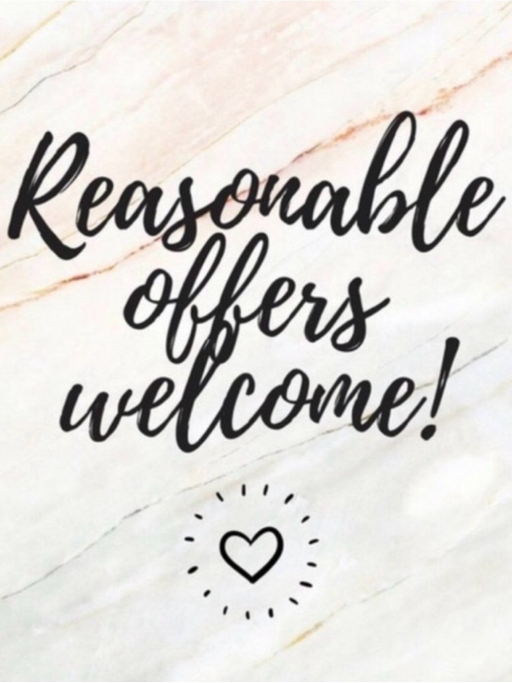 - 'Reasonable Offers Welcome'